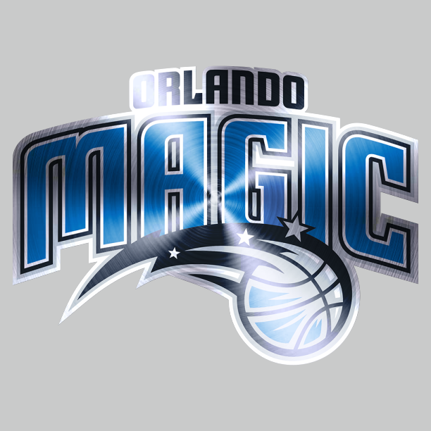 Orlando Magic Stainless steel logo vinyl decal